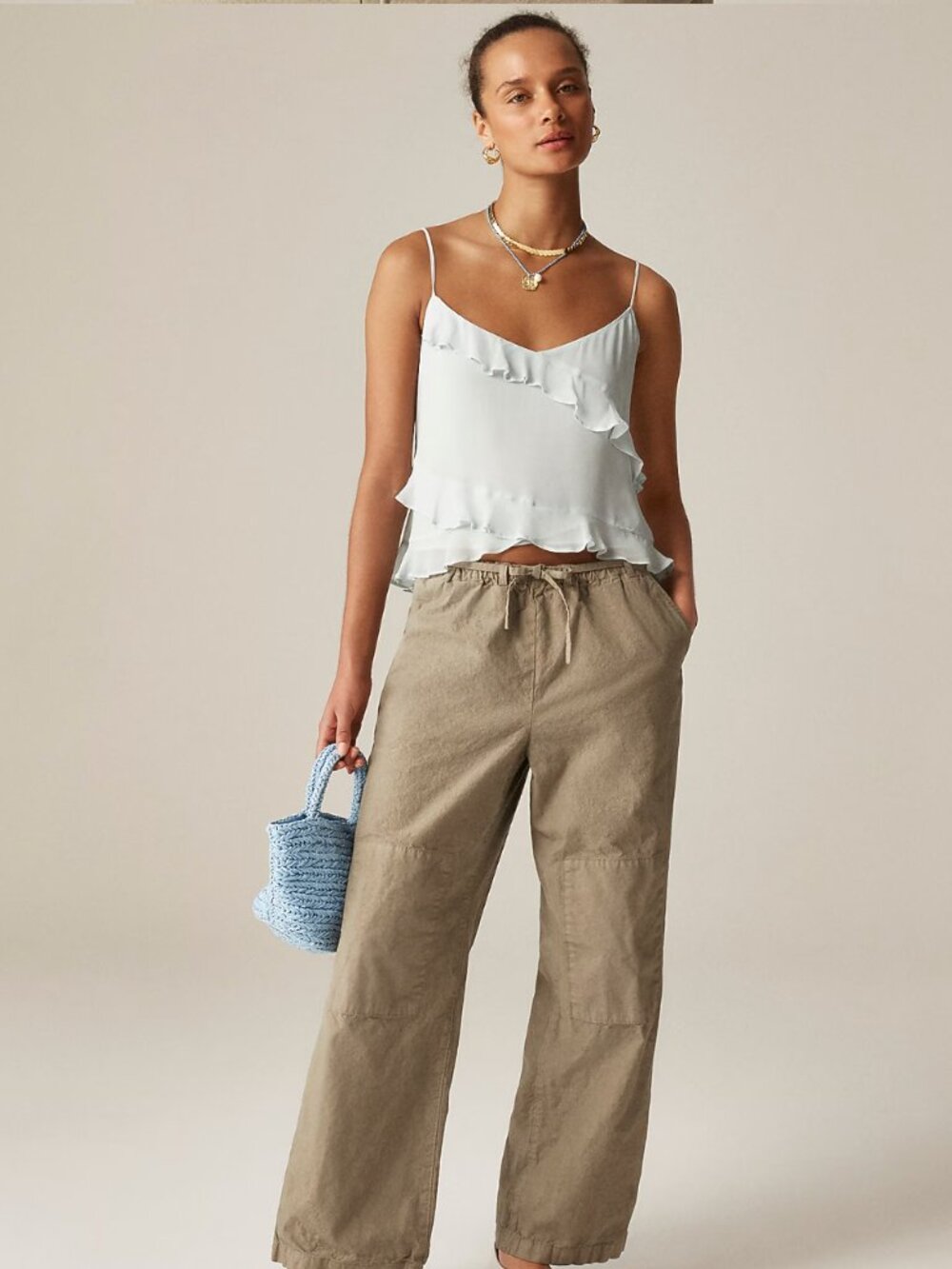 J Crew Ruffle Tank Top - Picture 2 of 5